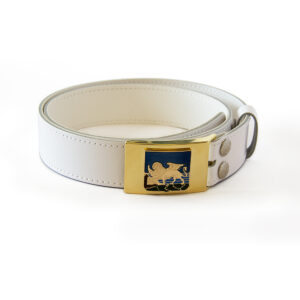Cintura in pelle 4 cm Polizia Locale Veneto