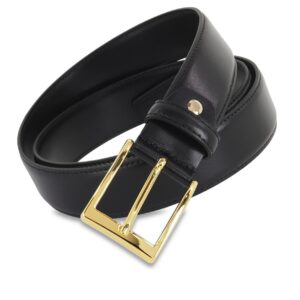 Cintura in pelle nera