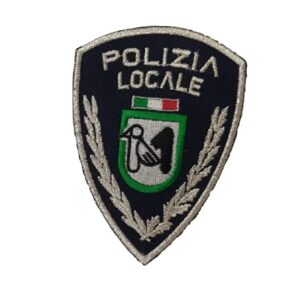 Etichetta ricamata Polizia Locale