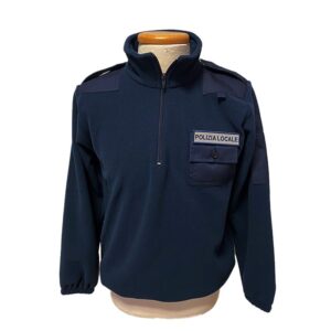 Maglione in pile mezza zip Polizia Locale Veneto