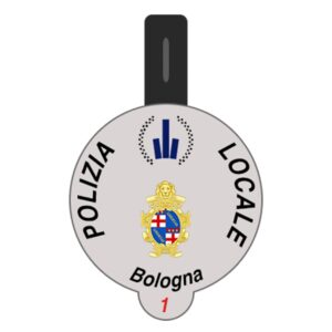 Placca di riconoscimento Polizia Locale Emilia Romagna