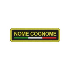 Nome Ricamato su Velcro